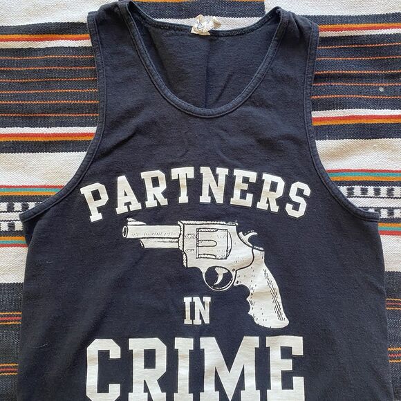 Vintage 90’s Delta Pro Weight Graphic Tank Tee. Cotton. Small. Unisex. - Picture 3 of 8